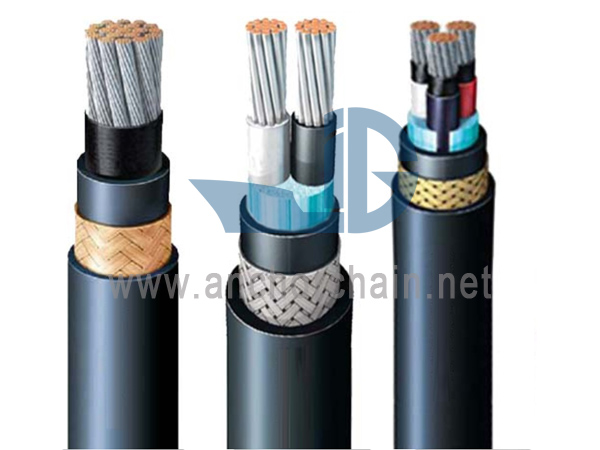 Flame Retardant Halogen အခမဲ့ Marine Power Cable 0.61KV