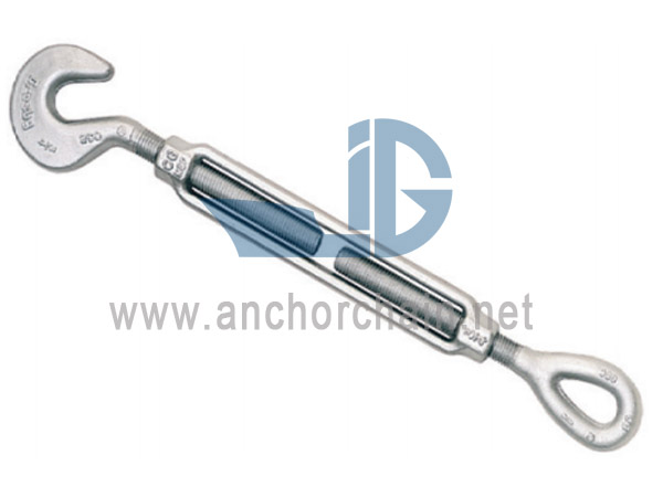 Hook Eye Turnbuckles HG225 SS304 သို့မဟုတ် SS316