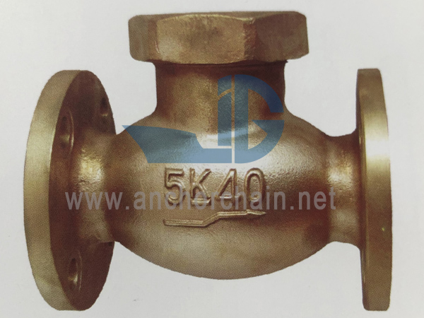 JIS F 7415 Bronze 5K Lift Check Globe Valves Union Bonnet အမျိုးအစား