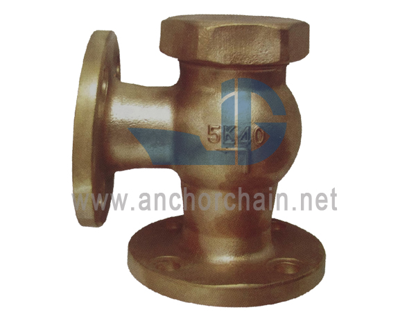 JIS F 7418 ကြေး 16K Lift Check Angle Valves (Union Bonnet အမျိုးအစား)
