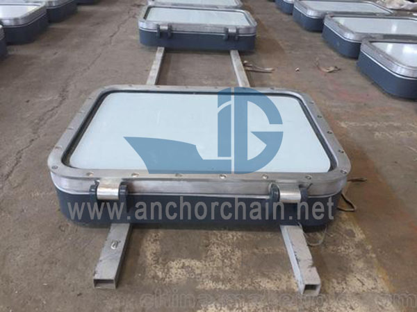 Marine Hinged Rectangular Window