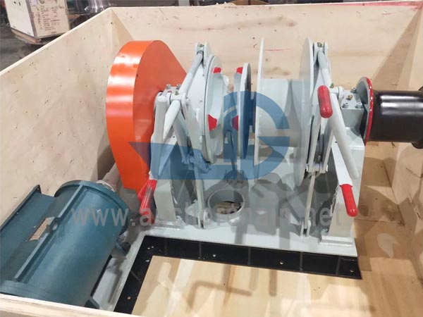 Single Type ပေါင်းစပ်လျှပ်စစ် Windlass Mooring Winch