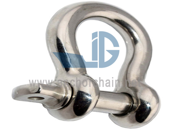 Stainless Steel ကြီးမားသော Bow Shackle